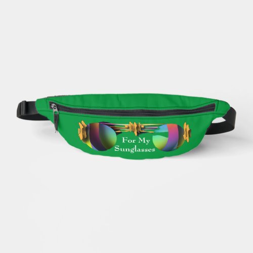 For My Sunglasses Green  Fanny Pack