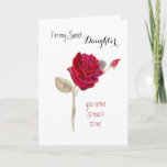 For My Sweet Daughter Birthday Card at Zazzle