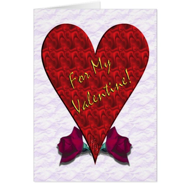 For My Valentine! Cards (Front)