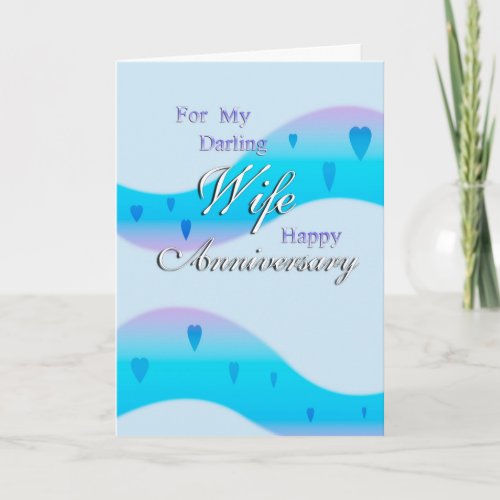 For My Wife anniversary Card