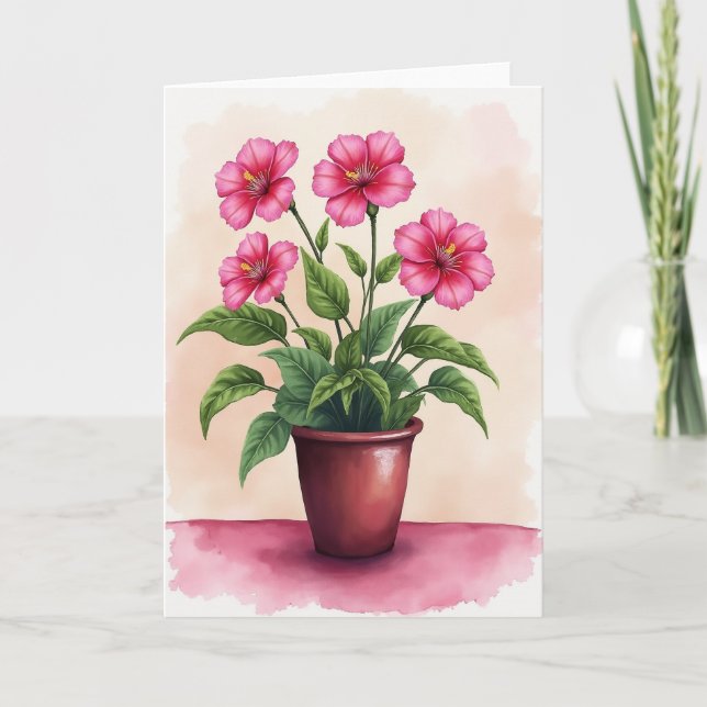 For My Wife Beautiful Flower Card (Front)