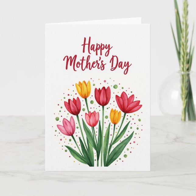 For My Wife Floral Joy Card (Front)