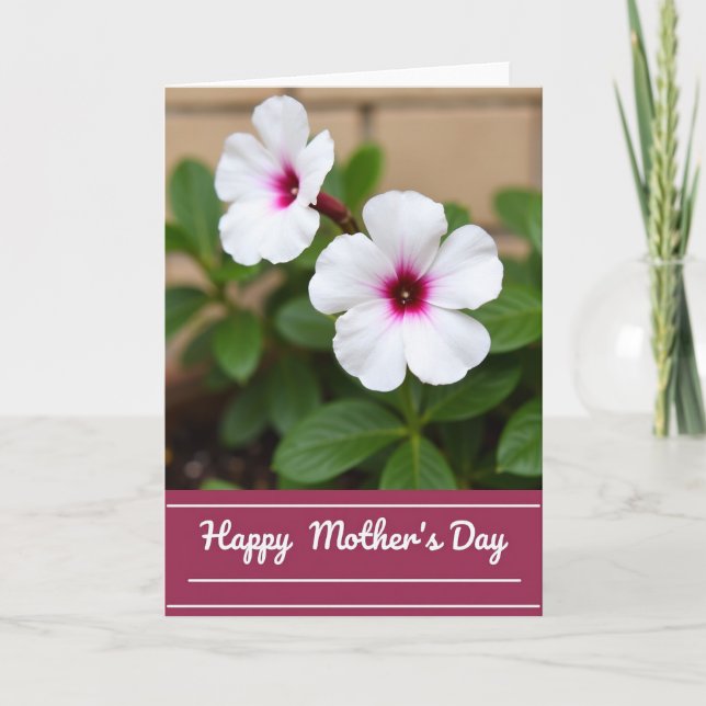 For My Wife Flower Card (Front)