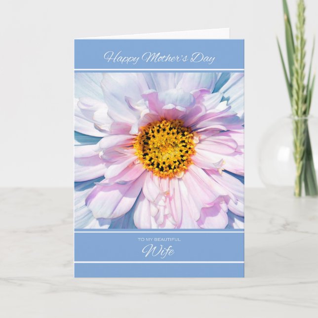 For my Wife from Husband Happy Mother's Day card (Front)
