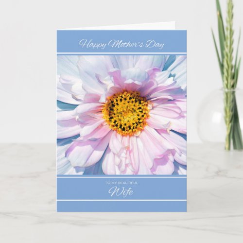 For my Wife from Husband Happy Mothers Day card