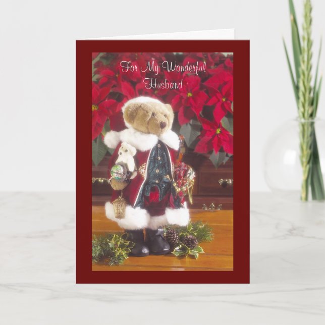 For My Wonderful Husband Holiday Card (Front)