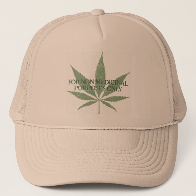 For Non Medicinal Purposes Only Cap (Front)