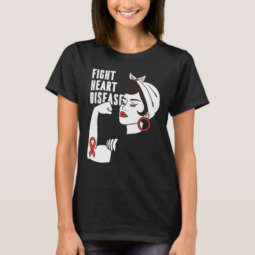 For Nurse Or Doctor _ Heart Disease Awareness Mont T_Shirt