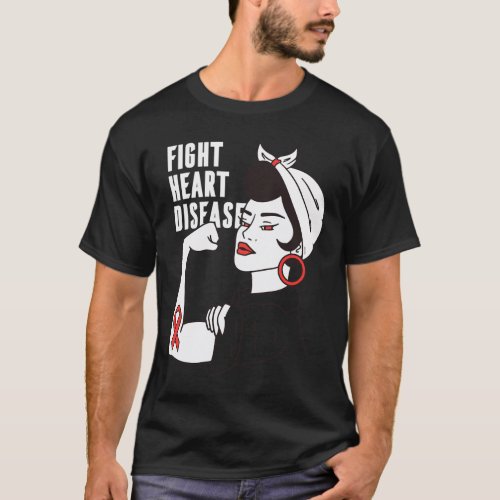 For Nurse Or Doctor _ Heart Disease Awareness Mont T_Shirt