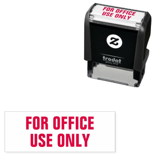 For Office Use Only Business Professional Red Self_inking Stamp