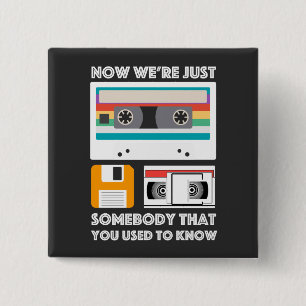 For Old School Tech Gadget Lovers - VHS, Cassette Button