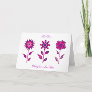 For Our Daughter-In-Law Letterpress Thank You Card