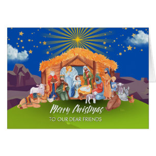 For Our Dear Friends Christmas Nativity Isaiah 9:6 Cards