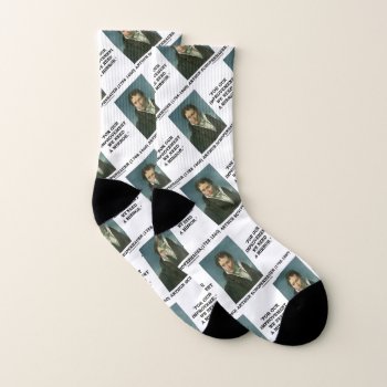 For Our Improvement We Need A Mirror Schopenhauer Socks by unfinishedpolis at Zazzle