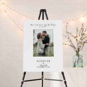 For Our Marriage We Have Prayed Photo Wedding Foam Board