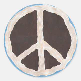 For peace chocolate peace pie stickers