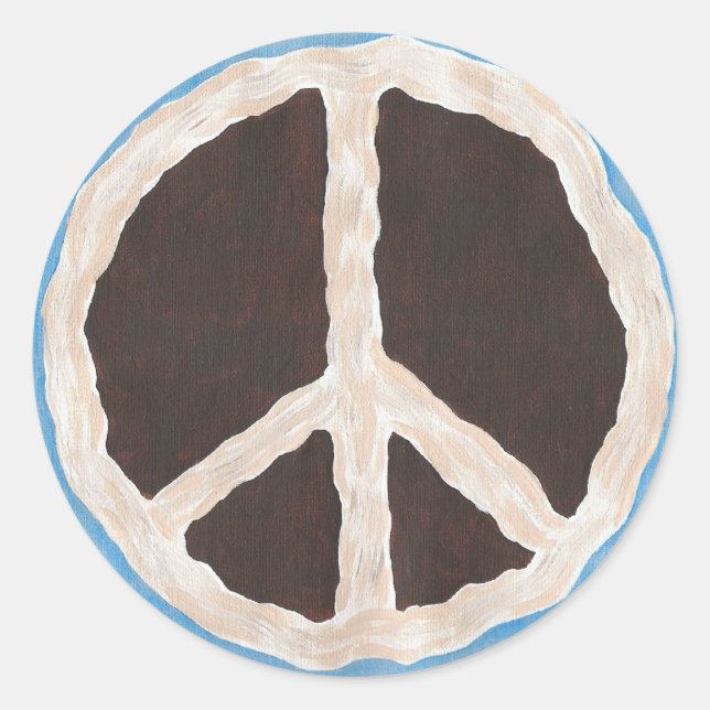 For peace chocolate peace pie stickers (Front)