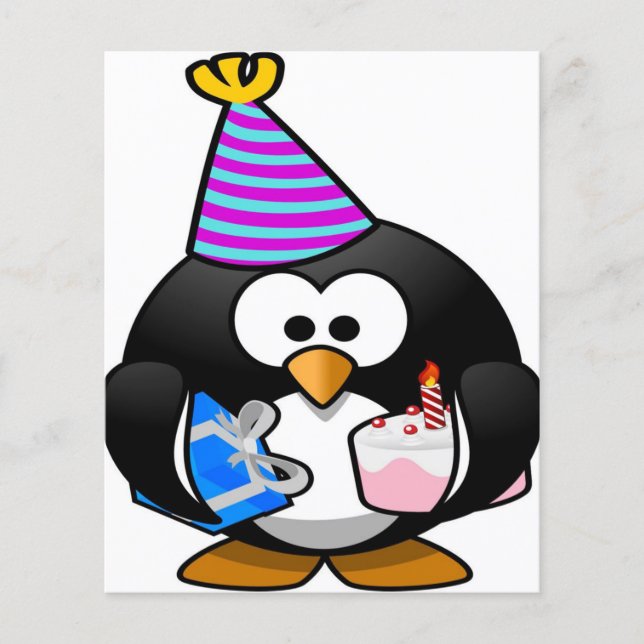 For Penguin Lover | Penguin Design | Birthday Gift Flyer (Front)