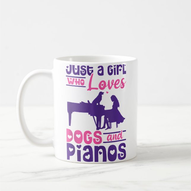 For Piano Players Coffee Mug (Left)