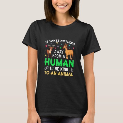 For Plant Powered vegan people be kind to animals T_Shirt