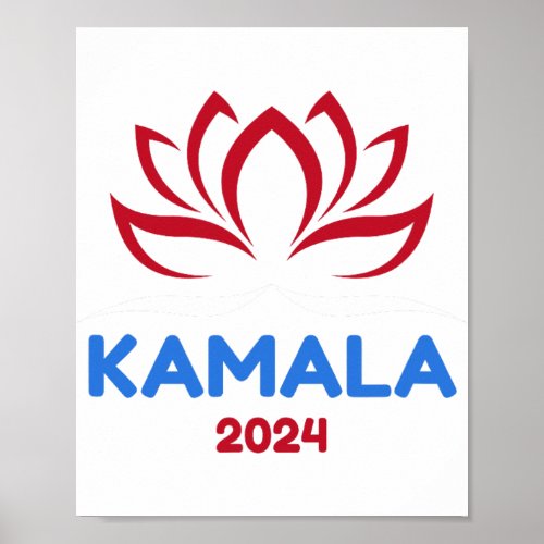 For President 2024 Sanskrit Lotus Design  Poster