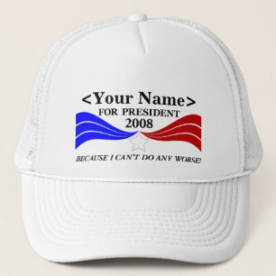 ... for President Template Trucker Hat