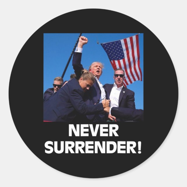 For President Trump3  Classic Round Sticker (Front)