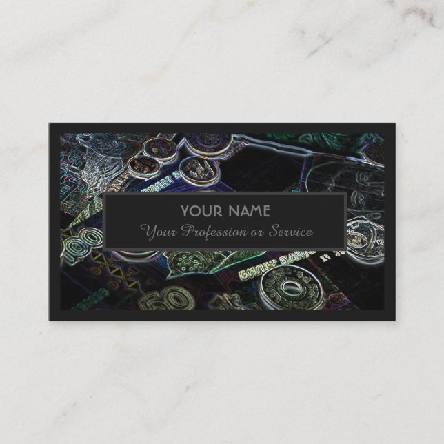 For professional banker or financial experts busin business card (Front)