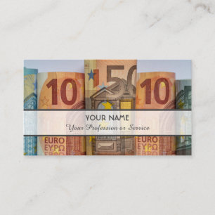 For professional banker or financial experts business card