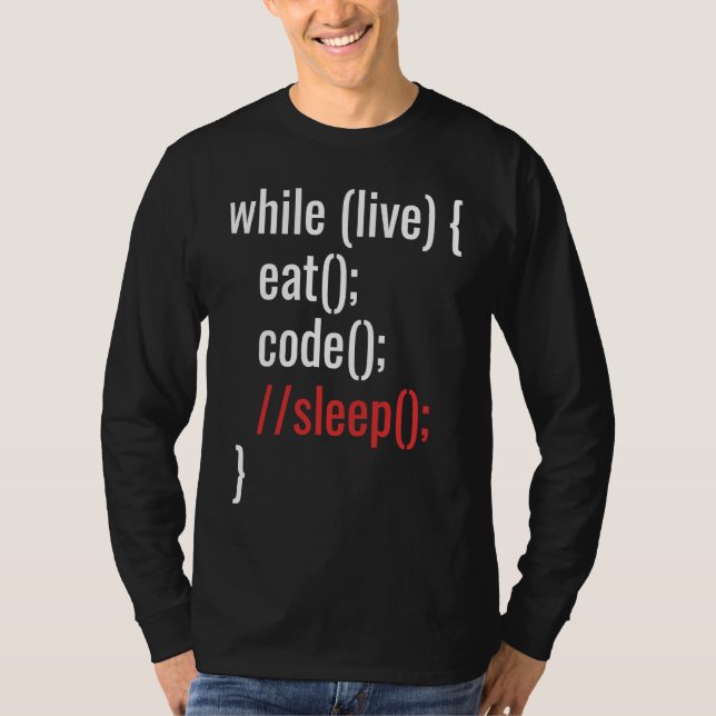 for Programmer Software Developer Computer Enginee T-Shirt (Front)