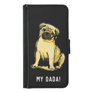 For pug owners samsung galaxy wallet case
