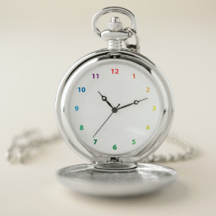 For Rainbow Lover just fine Time Pocket Watch