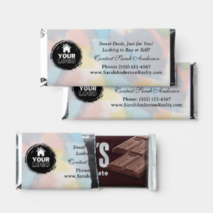 For Real Estate Marketing Campaign or Networking Hershey Bar Favors