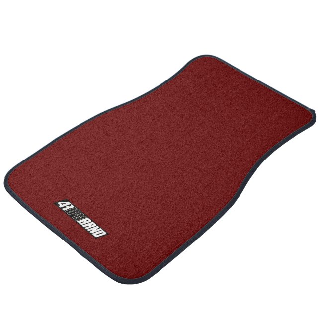 For "Red" Exterior Car Floor Mat (Angled)