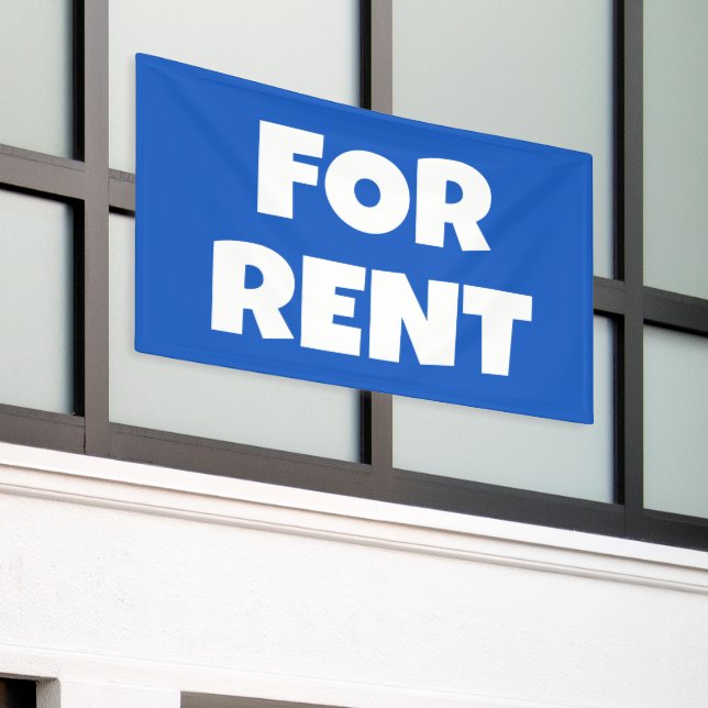For Rent Banner (Outside Building)