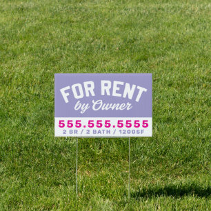 For Rent by Owner Sign