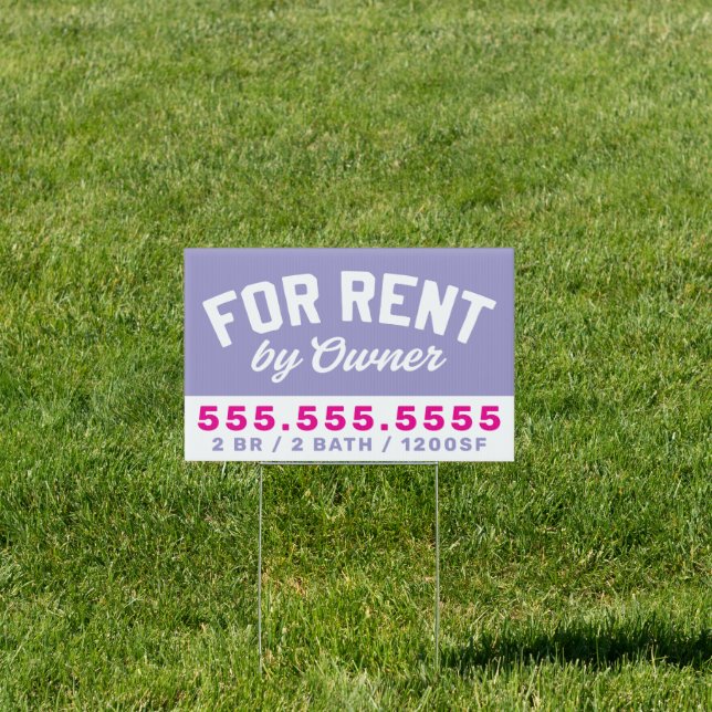 For Rent by Owner Sign (Insitu)