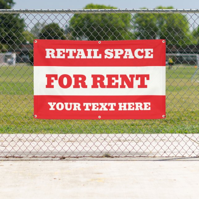 For Rent Custom Editable Banner (Insitu)