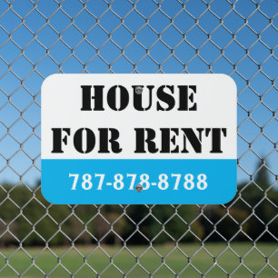 For Rent Property House Residence For Sale Agency Metal Sign