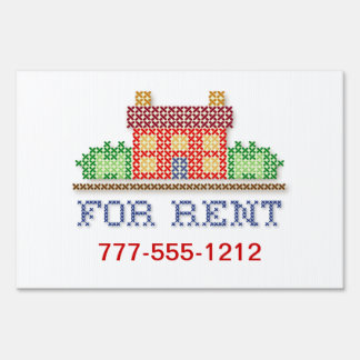 For Rent Yard Sign