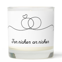 For Richer or Richer Candle