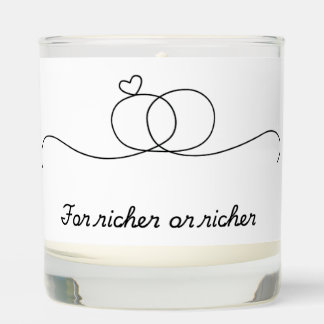 For Richer or Richer Candle