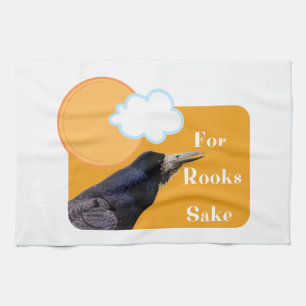 For Rooks Sake - a Tribute to the Mighty Bird Kitchen Towel