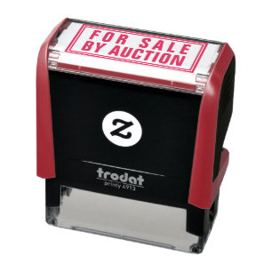 FOR SALE BY AUCTION SELF-INKING STAMP