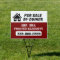 "For sale by Owner" customized yard sign