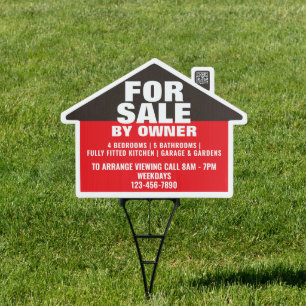 For Sale By Owner House Sale Sign