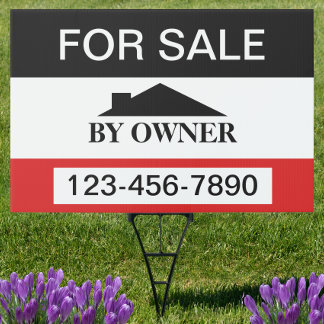 For Sale By Owner House Sale Sign