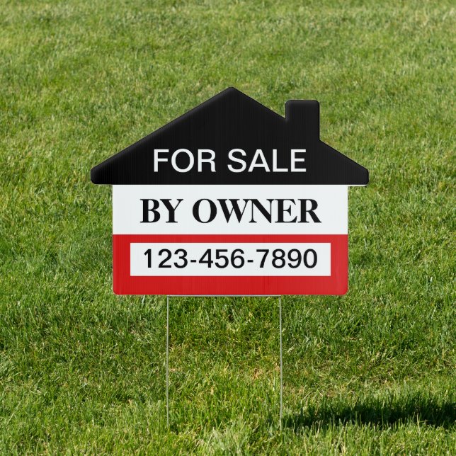 For Sale By Owner House Sale Sign (Insitu)