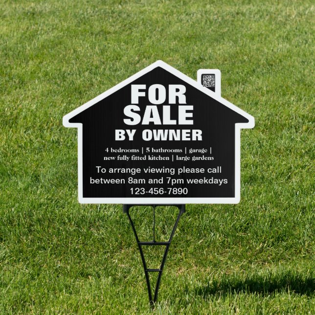 For Sale By Owner House Sale Sign (Insitu)