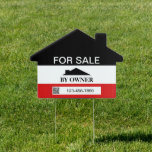 For Sale By Owner House Sale With Qr Template Sign at Zazzle